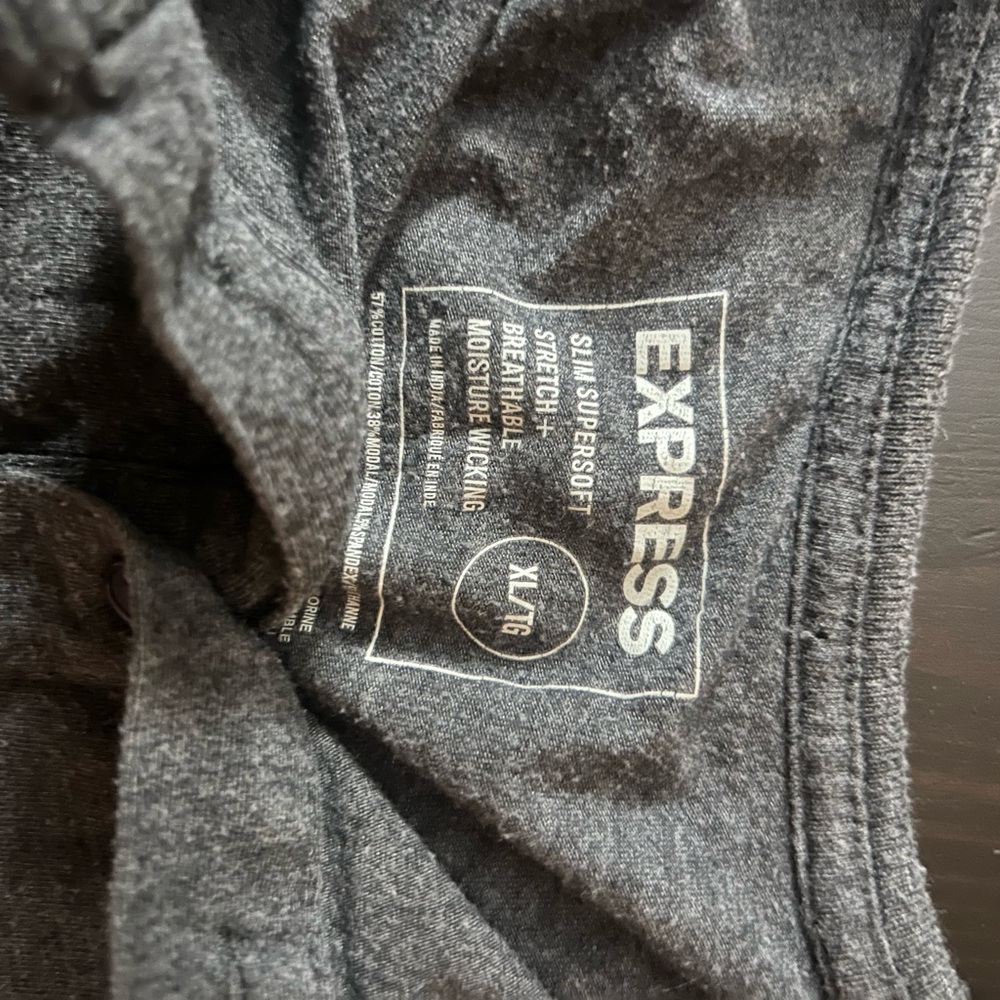 Mens express Henley t shirt, XL